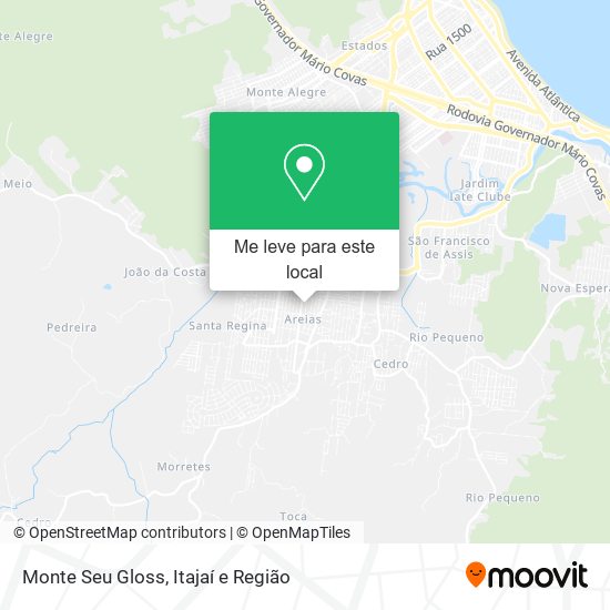 Monte Seu Gloss mapa