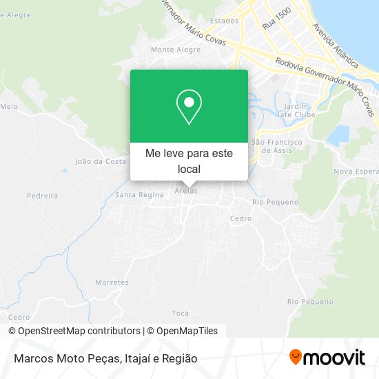Marcos Moto Peças mapa