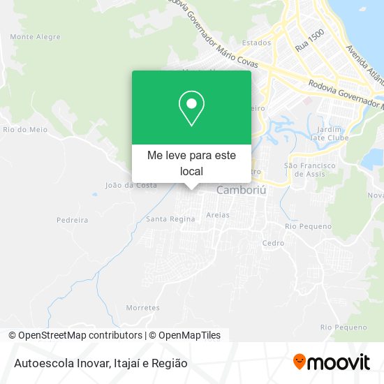 Autoescola Inovar mapa