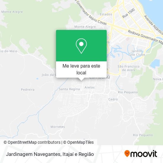 Jardinagem Navegantes mapa