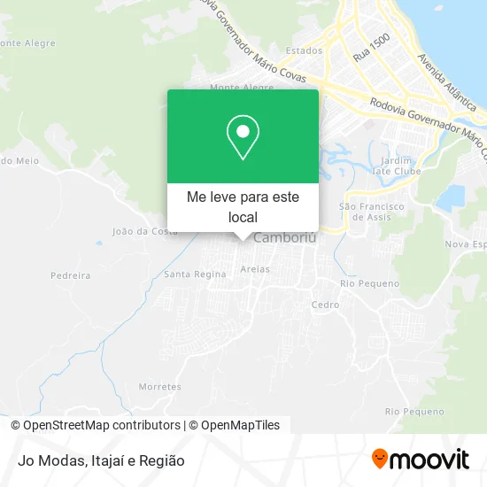 Jo Modas mapa