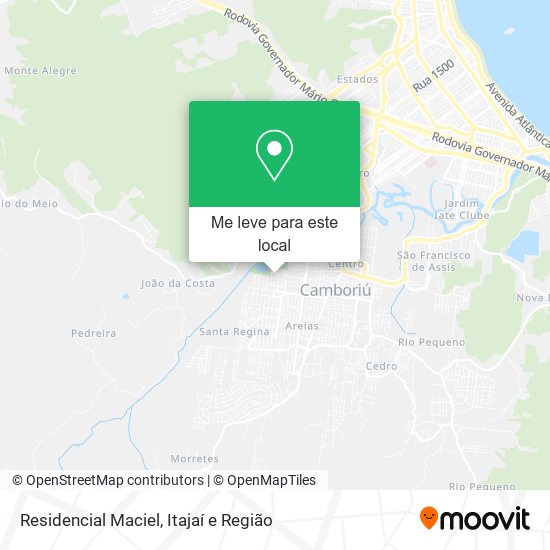 Residencial Maciel mapa