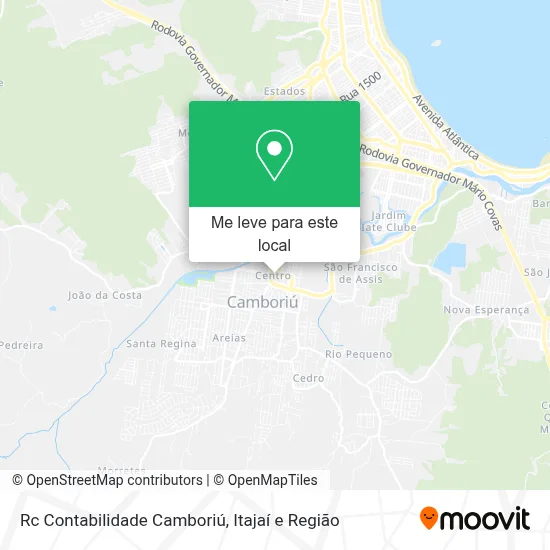 Rc Contabilidade Camboriú mapa