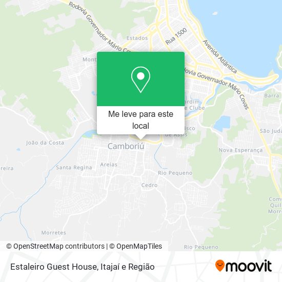 Estaleiro Guest House mapa