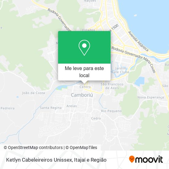 Ketlyn Cabeleireiros Unissex mapa