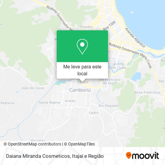 Daiana Miranda Cosmeticos mapa
