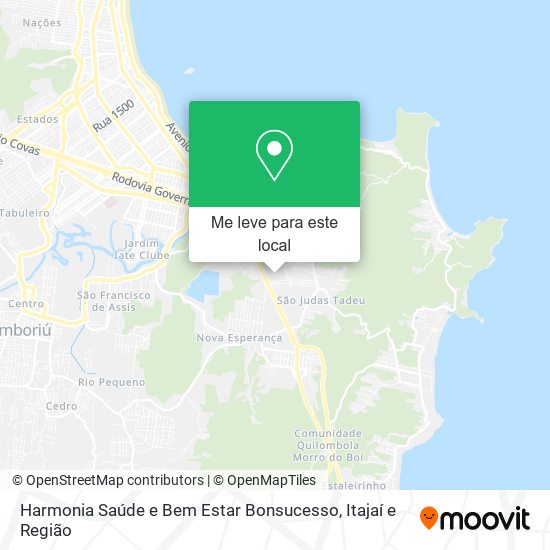 Harmonia Saúde e Bem Estar Bonsucesso mapa