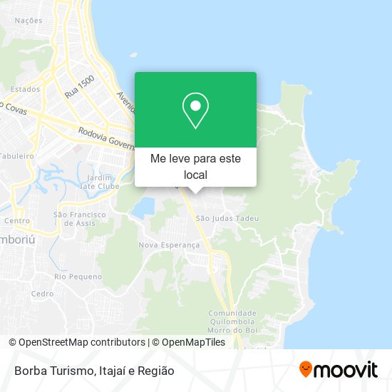 Borba Turismo mapa