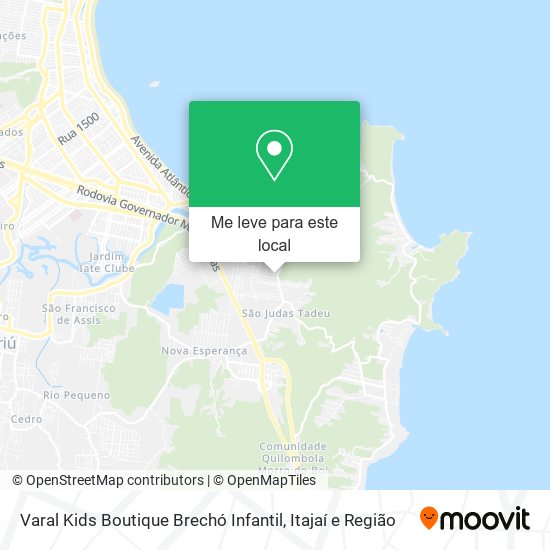 Varal Kids Boutique Brechó Infantil mapa