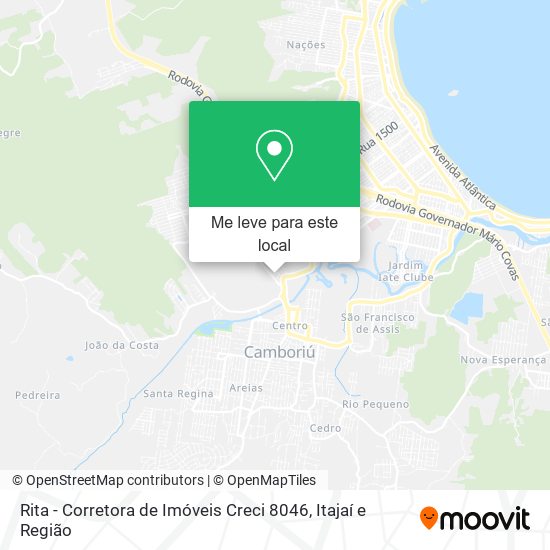 Rita - Corretora de Imóveis Creci 8046 mapa