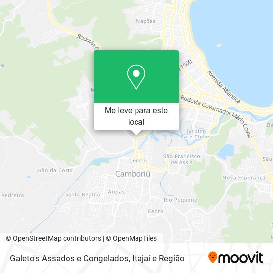 Galeto's Assados e Congelados mapa