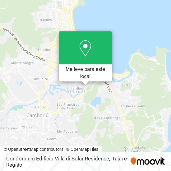 Condominio Edificio Villa di Solar Residence mapa