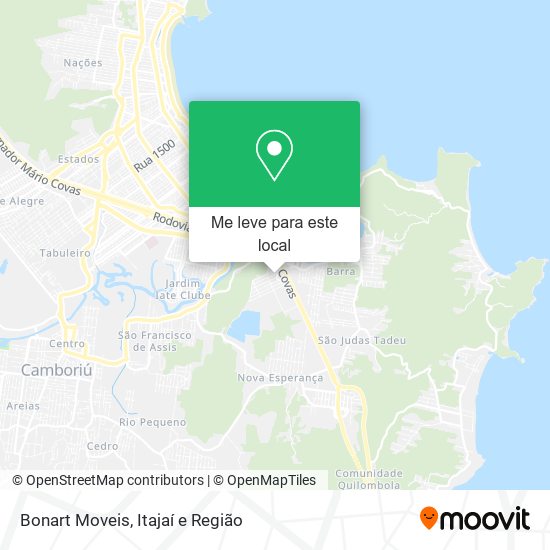 Bonart Moveis mapa