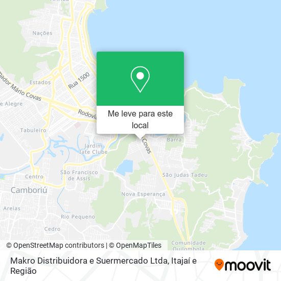 Makro Distribuidora e Suermercado Ltda mapa