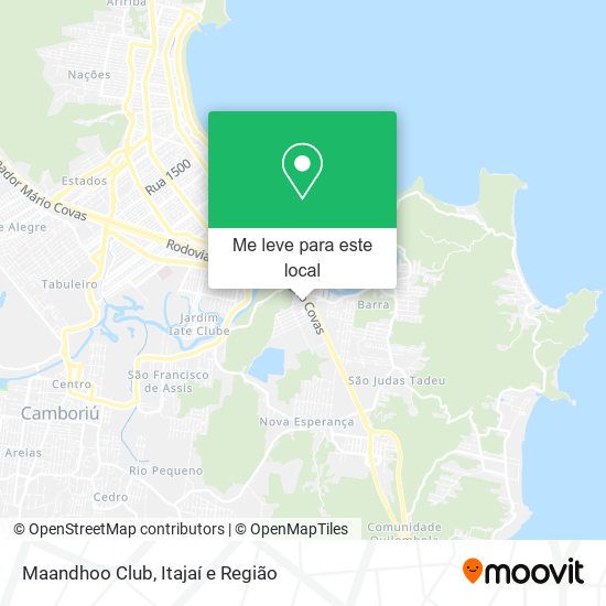 Maandhoo Club mapa