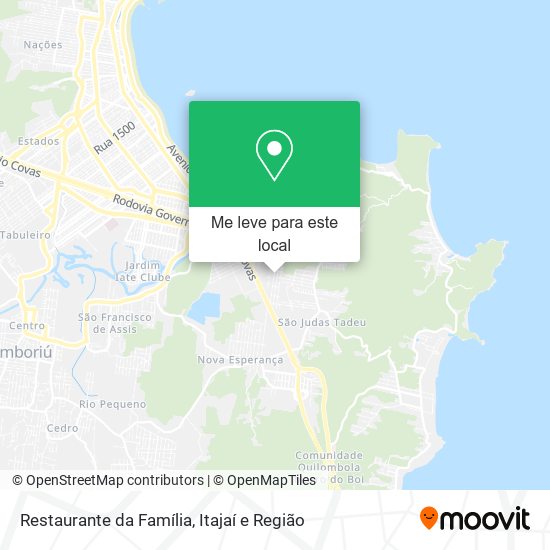 Restaurante da Família mapa