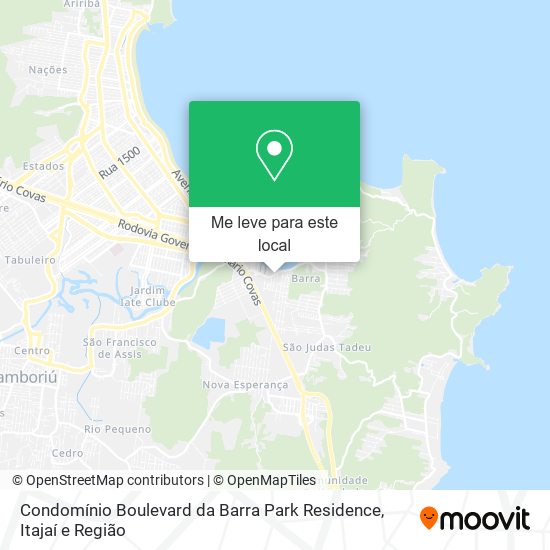 Condomínio Boulevard da Barra Park Residence mapa