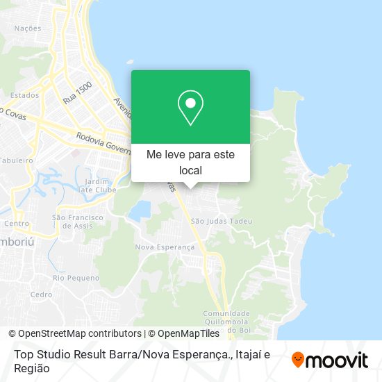 Top Studio Result Barra / Nova Esperança. mapa