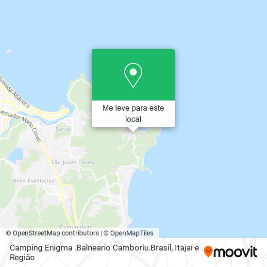 Camping Enigma .Balneario Camboriu.Brasil mapa