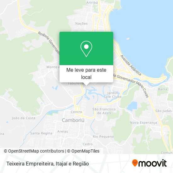 Teixeira Empreiteira mapa