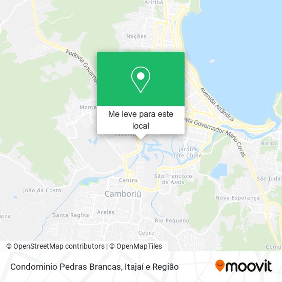 Condominio Pedras Brancas mapa
