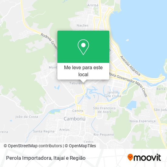 Perola Importadora mapa