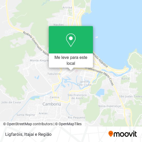 Ligfaróis mapa