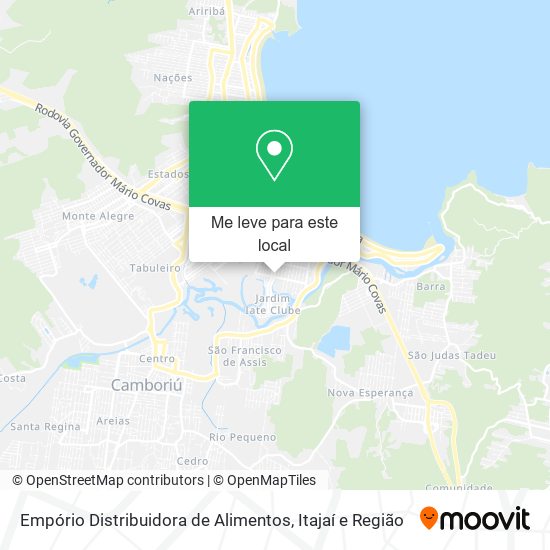 Empório Distribuidora de Alimentos mapa