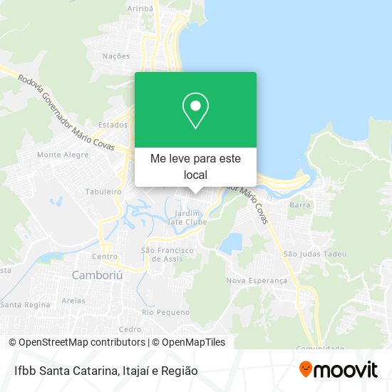 Ifbb Santa Catarina mapa