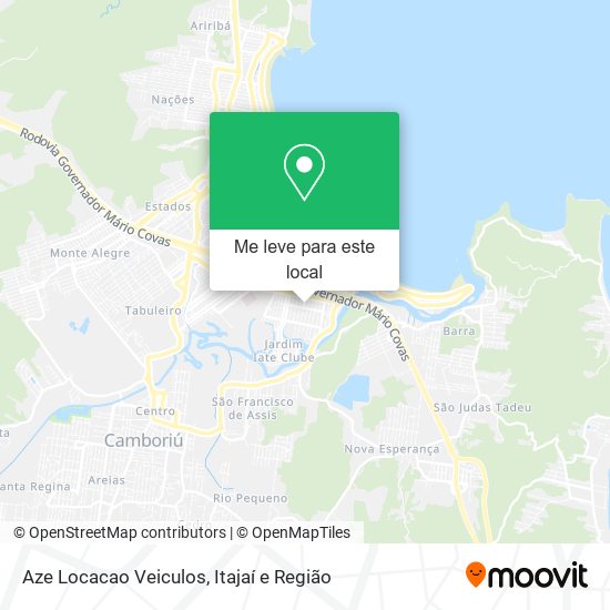 Aze Locacao Veiculos mapa