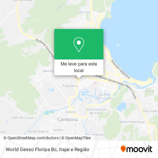 World Gesso Floripa Bc mapa