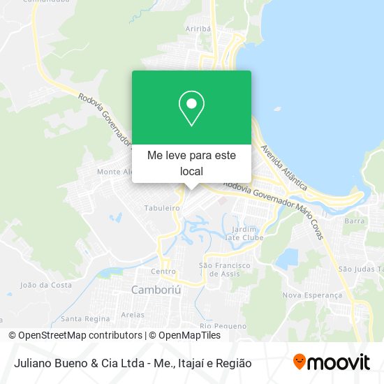 Juliano Bueno & Cia Ltda - Me. mapa