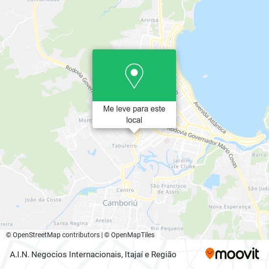 A.I.N. Negocios Internacionais mapa