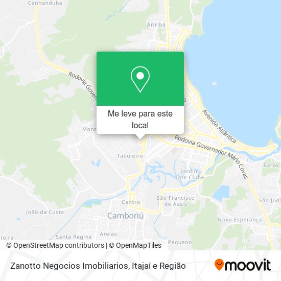 Zanotto Negocios Imobiliarios mapa
