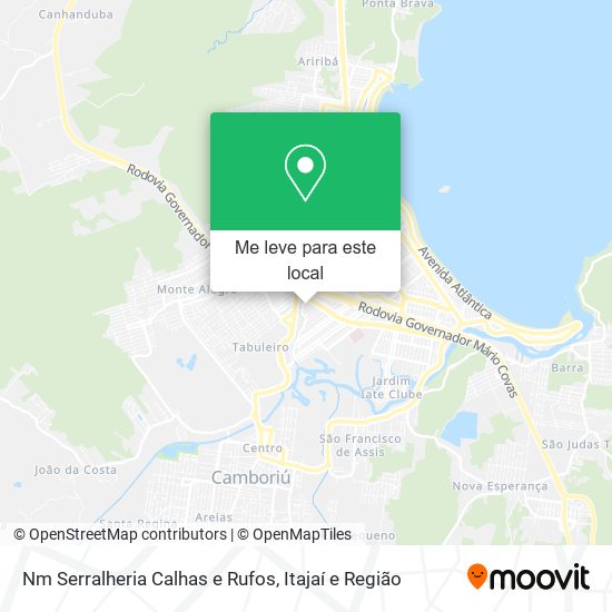 Nm Serralheria Calhas e Rufos mapa