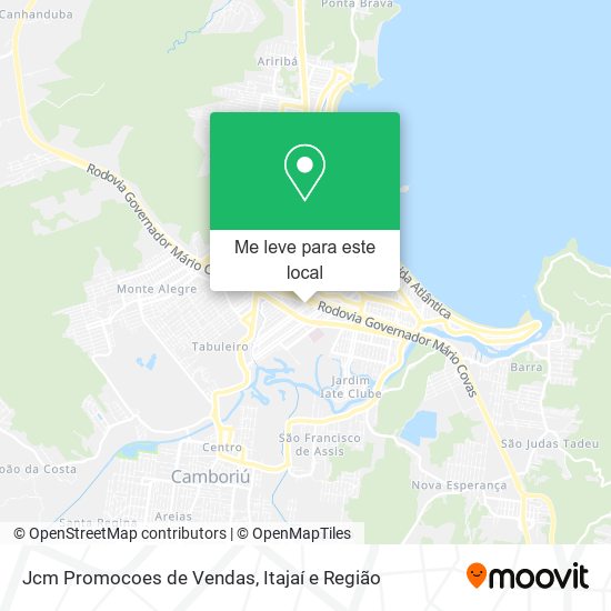 Jcm Promocoes de Vendas mapa