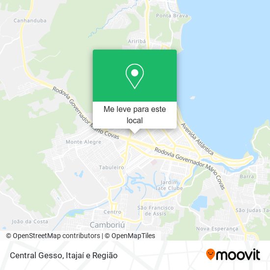 Central Gesso mapa