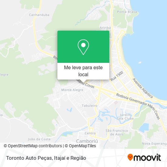 Toronto Auto Peças mapa