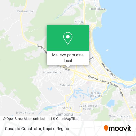 Casa do Construtor mapa