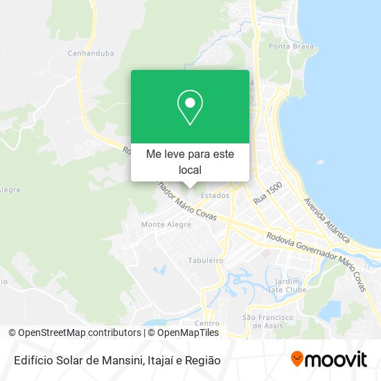 Edifício Solar de Mansini mapa