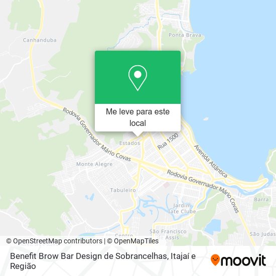 Benefit Brow Bar Design de Sobrancelhas mapa