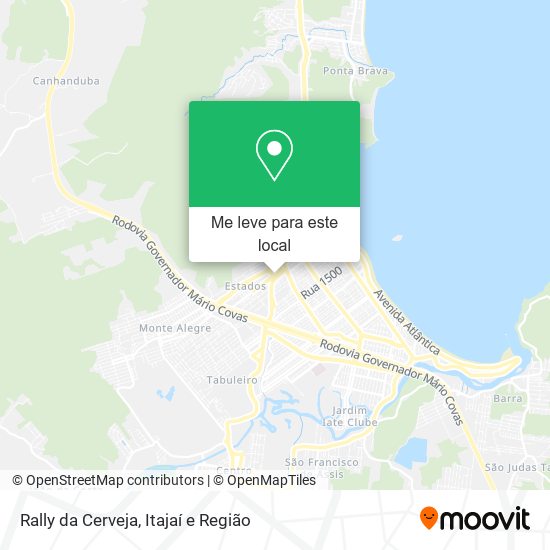 Rally da Cerveja mapa