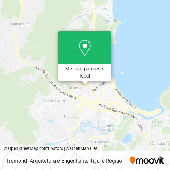 Tremondi Arquitetura e Engenharia mapa