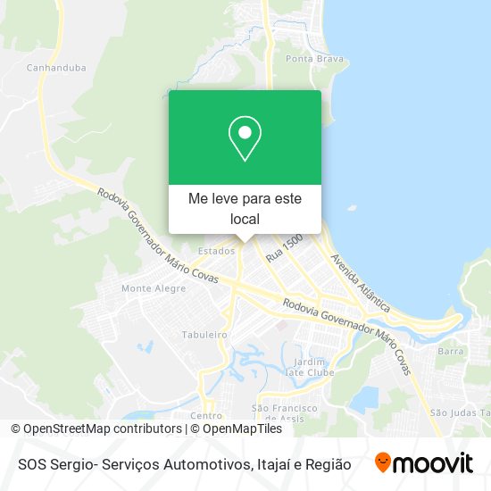 SOS Sergio- Serviços Automotivos mapa