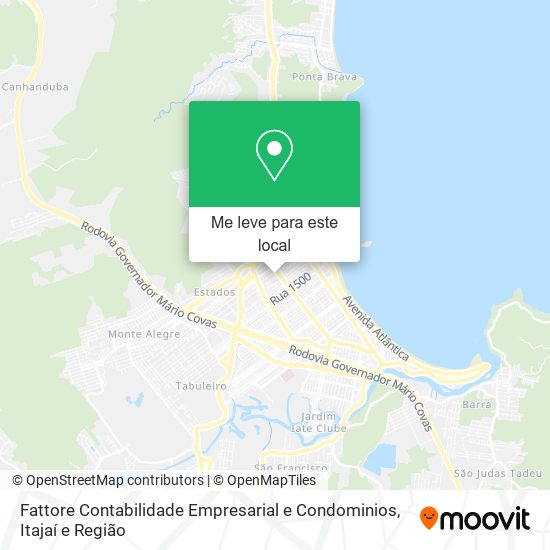 Fattore Contabilidade Empresarial e Condominios mapa