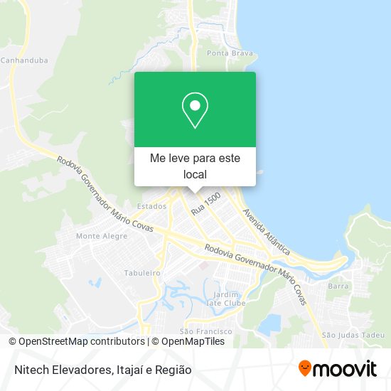 Nitech Elevadores mapa