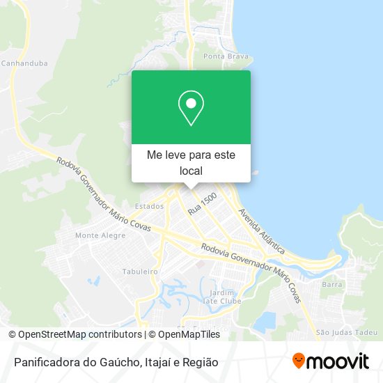 Panificadora do Gaúcho mapa
