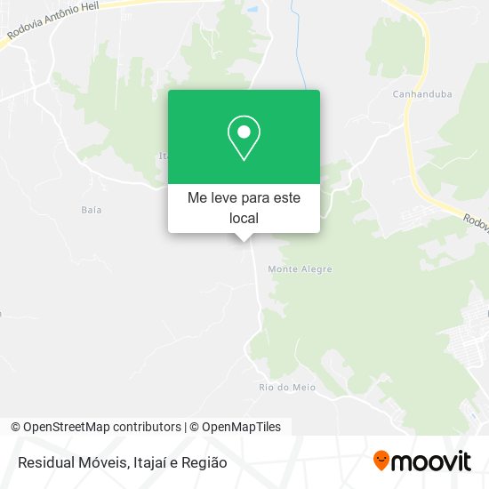 Residual Móveis mapa