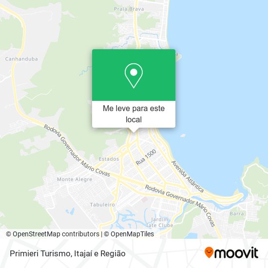 Primieri Turismo mapa