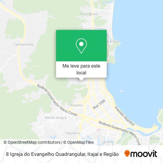 8 Igreja do Evangelho Quadrangular mapa